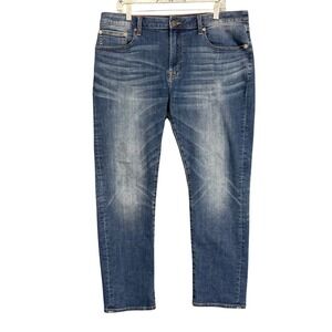 American Eagle Jeans Mens 36x30 Fits 38x29 Blue Flex Medium Wash Denim Stretch